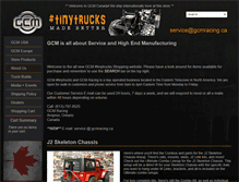 Tablet Screenshot of gcmracing.ca